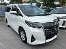 Recon Japan Unregister 2022 Toyota Alphard 2.5 Spec X 4WD 8 Seater MPV - 20 Unit Ready Stock *6 Year Unlimited Mileage Warranty (Open Service)