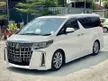 Recon Japan Spec Type Gold 3 LED Version BSM DIM Sunroof 7 Fabric Seater Rear Roof Monitor Power Boot 2021 Toyota Alphard 2.5 G Package MPV
