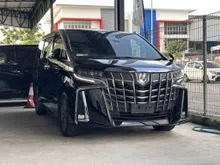 2022 Toyota Alphard SC 2.5 (Alpine Radio, Sunroof, Rear Monitor, BSM, DIM)