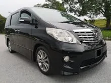 2010 Toyota Alphard 2.4 G SUN ROOF MOON ROOF & POWER BOOT, 1 PROFESER OWNER
