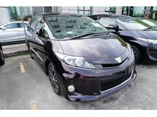 2016 Toyota Estima (A) 2.4 Aeras Premium - UNREG - 7 SEATER - BLACK SEMI LEATHER - DRIVE ELEC SEAT - 2 POWER DOOR - TV NAVI