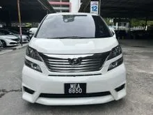 2010 Toyota Vellfire 2.4 MPV/2 Power Door/1 Power Boot/Leather Seat/360 Camera/Warranty 1 Tahun/Cheras Batu 9/Selangor/Kereta Cantik/Depo 10percent