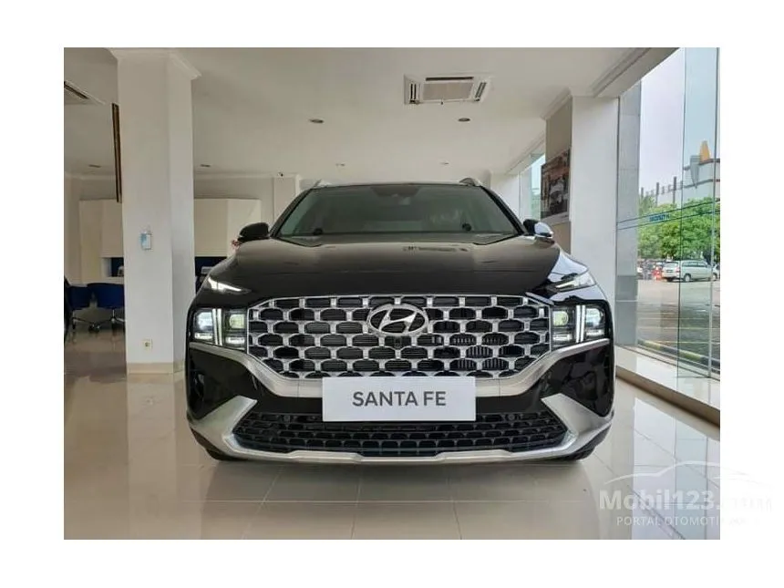 Jual Mobil Hyundai Santa Fe 2023 CRDi Signature 2.2 di Banten Automatic SUV Hitam Rp 703.000.000