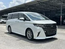 2025 Toyota Alphard 2.5 Z MPV / JBL SOUND SYSTEM / HUD / BSM / DIM / 4 CAM