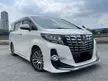 Used 2017 Toyota Alphard 2.5 G S C Package MPV SUNROOF FULL LEATHER SEAT POWER BOOT PILOT SEAT