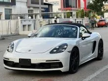 2021 Porsche 718 Boxster 4.0 GTS Turbo Convertible PDK Unregistered Japan Spec 394 Hp 0-100 Km/h 4 Sec Top Speed 292 Km/h 7 Speed Auto PDK Convertible