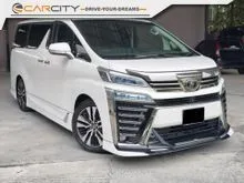 2019 Toyota Vellfire 3.5 ZG MPV WARRANTY 360 CAMERA ELECTRIC PILOT LEATHER SEAT POWERBOOT POWERDOOR