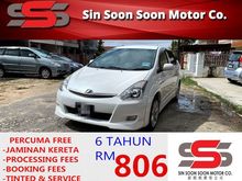 2012 Toyota Wish 2.0 PREMIUM FULL SPEC BLACKLIST BOLE LOAN(AUTO)2012 Only 1 UNCLE Owner, 110K Mileage, TIPTOP with DVD GPS REVERSE Cam + PASSENGER DVD