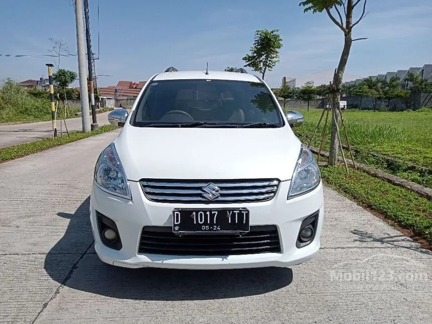 Jual Mobil Suzuki Ertiga 2014 GX 1.4 di Jawa Barat Manual MPV Putih Rp 120.000.000