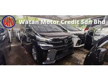 2017 Toyota Vellfire 2.5 Z Golden Eyes UNREG,TRUE YEAR CAN PROVE,HALF SST,PRE CRASH,7 SEATS,3 POWER DRS,360 CAMERA,FRONT BACK DVD,FREE WARRANTY & GIFT