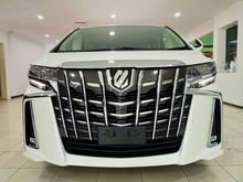 2018 TOYOTA ALPHARD 2.5 SC 2PDR PBT RADAR LKA 5 YEARS WARRANTY