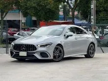Unregistered Mercedes Benz CLA45s (A) AMG , Bucket Seat , Burmester , Panoramic Roof (Good Condition)(Buy and Drive)