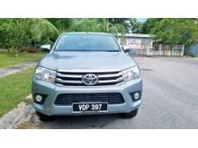 2019 Toyota Hilux 2.4 G Dual Cab Pickup (MUKA RM500) (MONTHLY RM890) (Powerful 2.4L Diesel Engine)(Comfortable Dual Cab for Work & Family)