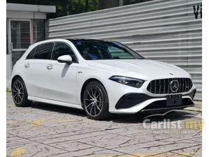 2023 Mercedes-Benz AMG A35 2.0 4MATIC Hatchback, GRADE 4.5B, ORI 21K KM, 360 CAMERA, HUD, BSA, PANORAMIC ROOF, MUTIL-COLOR AMBIENT LIGHT