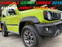 GORILLA GREEN UNREG 2018 SUZUKI JIMNY SIERRA 1.5 NA ALL GRIP PRO JPN