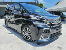 2017 Toyota Vellfire 2.5 Z G Edition MPV Nanoe 5 Year Warranty