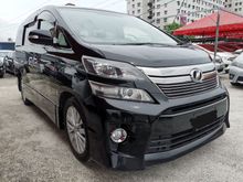 pilot seat 2011 Toyota Vellfire 2.4 ZG power door power boot