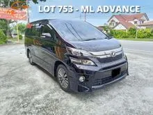 2013 Toyota Vellfire 2.4 ZG MPV Reg.2016 (LOAN KEDAI / LOAN BANK / LOAN CREDIT)