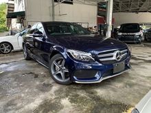 2017 Mercedes-Benz C180 1.6 AMG SPORT ** PUSH START / KEYLESS GO / BSA / LKA / DISTRONIC PLUS / PRE SAFE / MEMORY SEAT ** FREE 5 YEAR WARRANTY **