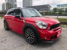 OTR PRICE 2014 MINI COUNTRYMAN S 1.6 (A) JCW 208HP 1 OWNER (OLD GERAN) P/ROOF i-DRIVE HARMON KARDON SYSTEM ORI LOW MIL70K KM CAR KING
