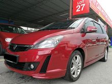 PROTON EXORA 1.6 BOLD PREMIUM (A) MPV / FULL SPEC / FULL SERVICE / FULL LEATHER/ DVD PLAYER/ 1 OWNER / TIP TOP / LIKE NEW / TURBO / R'CAMERA