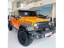 2013 Jeep Wrangler 3.6 Rubicon Unlimited SUV Orange on Black Pentastar 4X4 Oranye
