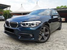 2016 BMW 118i 1.5 Sport (A) , 39K Mileage, Full Service Record, 1 Owner ** Under Warranty till 2021 Nov **
