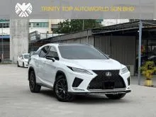 2022 Lexus RX300 2.0 F Sport Facelift Turbo SUV. Sunroof, 360 Camera, HUD, Blind Spot, Memory Seat. RX 300