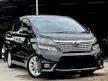 Used 2010/2015 2015 Toyota Vellfire 2.4 Z MPV 8 SEATERS WARRANTY, 2 POWER DOOR, LEATHER SEAT, MUST VIEW, OFFER - Cars for sale
