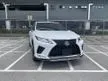 Recon 2019 Lexus RX300 2.0 F Sport GRADE 5A/ RED FULL LEATHER/ APPLE CARPLAY/ 21K KM ONLY