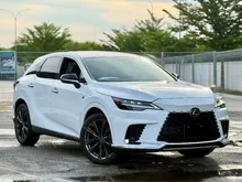 Black Interior 2023 Lexus RX350 2.4 F Sport Ready Stock (A) Full Service at Lexus Japan, Rear Electric Seat, Advanced Parking, 360 Camera, HUD, DIM