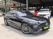 2024 Mercedes-Benz AMG C43 2.0 4MATIC (A) Full Service Record 10k+KM, Under Warranty 2028, AMG Steering, Sunroof, HUD, Power Boot, AMG Caliper, Sedan