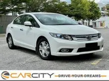 2014 Honda Civic 1.5 i-VTEC Hybrid Sedan PREMIUM NAPPA LEATHER SEAT PUSH START KEYLESS