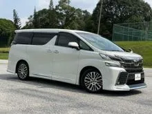 2017 Toyota Vellfire 2.5 ZG (FULL MODELLISTA BODYKIT ,PILOT SEAT ,2 POWER DOOR ,POWER BOOT ,360 CAM ,SUNROOF & MOONROOF)