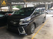 2015 Toyota Vellfire 2.5 ZG Pilot 7seather 360View Cam 7G Keyless Nice Car
