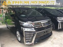 2018 Toyota Vellfire 2.5 Sunroof Power Boot Surround Camera Local AP Unreg