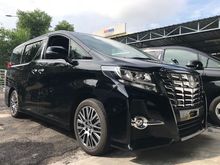 2016 Toyota Alphard 2.5 G S C Package MPV JBL AUTO PARKING HOME THEATRE SUNROOF PILOT SEAT