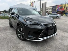 2021 Lexus NX 300 2.0 F Sport SUV-SPICE & CHIC, PANORAMIC ROOF, 360 CAMERA, BSM, INTERIOR RED BLACK, 29,500KM, GREAT CONDITION, JUST ARRIVAL