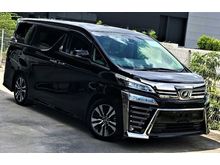 PREMIUM LUXURY MPV - 2018 Toyota Vellfire 2.5 ZG Edition + JBL + SUNROOF + 4 CAM + BSM + DIM