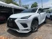 Recon (RAYA OFFER) (MARK LEVINSON) 2019 Lexus NX300 2.0 F-SPORTS 5AA , Bodykit, 360 Cam, Sunroof, Memory Seat, Cooling Seat, Powerboot, HeadUp Display - Cars for sale