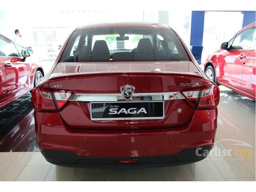 Proton Saga 2017 premium 1.3 in Penang Automatic Sedan Red 