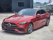 (EXECUTIVE SPORTS) MERCEDES C200 AMG NEW MODEL ISG JAPAN 2021 (PANORAMIC SUNROOF)( HUD) 8 YEARS WARRANTY