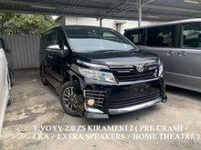 2016 Toyota Voxy 2.0 ZS Kirameki II Edition ** BABY VELLFIRE / PRE CRASH / LKA / EXTRA SPEAKERS / HOEM THEATRE ** FREE 5 YEAR WARRANTY ** BEST OFFER