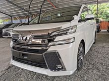 2016 Toyota Vellfire 2.5 Z G ZG With Sunroof, Alpine and 3 Years Warranty, Unregistered
