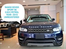 FREE 3 YEARS WARRANTY 2015 LAND ROVER RANGE ROVER SPORT SE 3.0CC PETROL /AIRMATIC /ROOF ALPINE MONITOR /5 CAMERA /POWER BOOT /FULL LEATHER 5 SEATER SUV # Max 012-201 6830