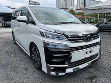 2018 Toyota Vellfire 3.5 ZG FULL SPEC JBL 360CAMERA SUNROOF BODYKIT