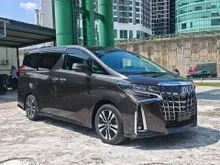 Brown Stone 2021 Toyota Alphard 2.5 SC Sunroof / Spare Tyre