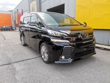 2017 Toyota Vellfire 2.5 Z Golden Eyes / SUNROOF / PRE-CRASH SAFETY SYSTEM / ANDROID PLAYER SYSTEM