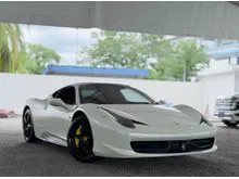 Ferrari 458 Italia (A) V8 Local Ferrari Malaysia , Carbon Package , JBL (Low Mileage)(Good Codition)