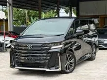 2024 Toyota Vellfire 2.4 Z Premier MPV BLACK INTERIOR / FULL BLACK / SUNROOF / ROOF MONITOR / HUD / DIM / BSM / SPARE TYRE
